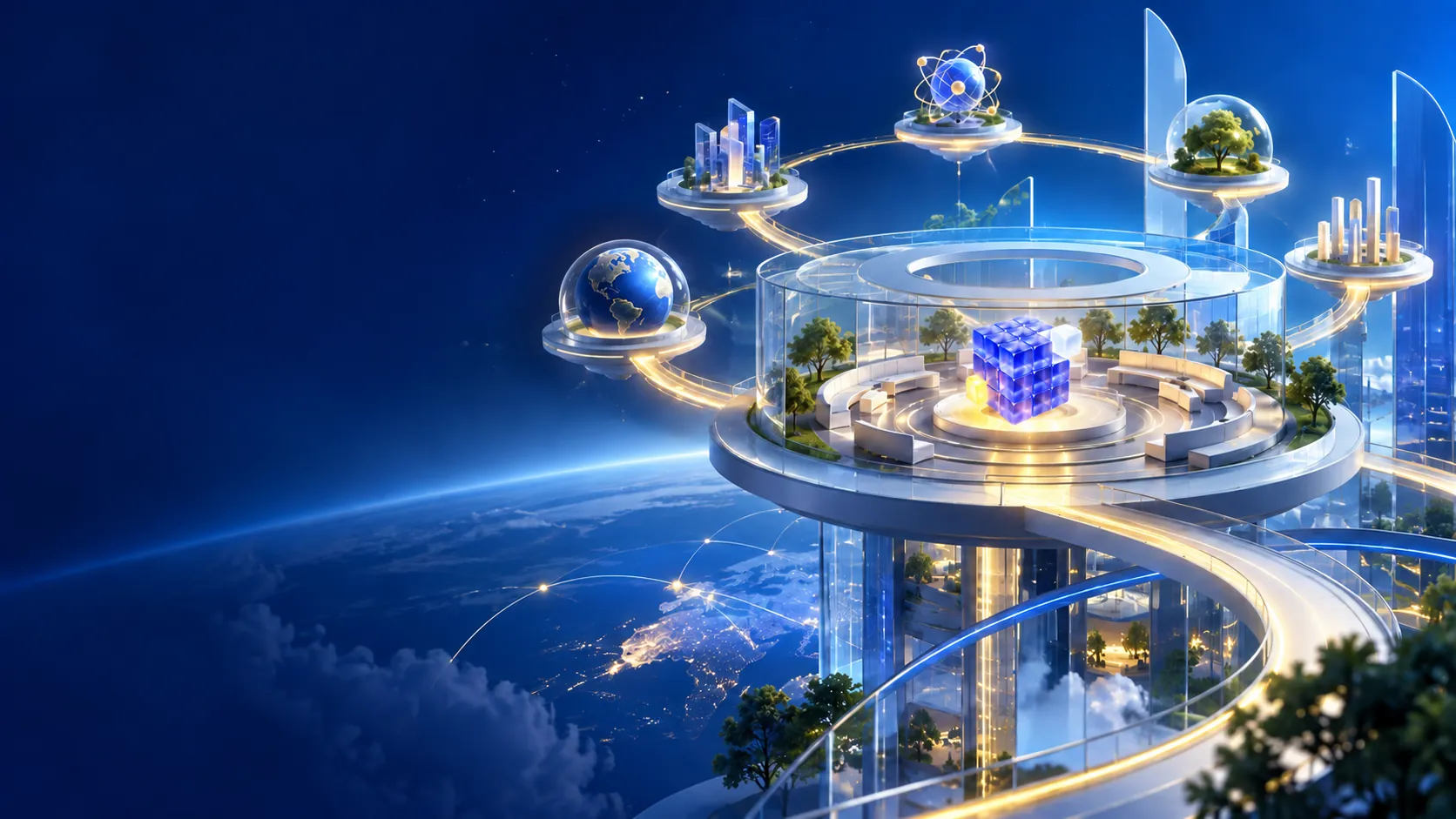 A connected future-learning ecosystem with the MISCT innovation cube at its centre